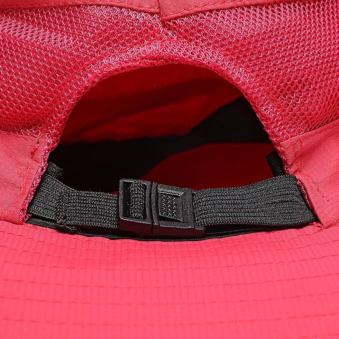 Womens Summer Sun Hat Beach Hat Wide Brim Outdoor UV Protection Hat Foldable - Image 8