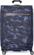 Travelpro Platinum Elite Softside Expandable Checked Luggage, 8 Wheel Spinner by Travelpro
