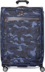 Travelpro Platinum Elite Softside Expandable Checked Luggage, 8 Wheel Spinner by Travelpro