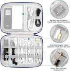 SELLYFELLY Electronics Organizer Travel Cord Organizer Case Compact Electronics - Image 3