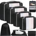 BAGAIL 6 Set/8 Set/10 Set Packing Cubes Various Sizes Packing Organizer by BAGAIL