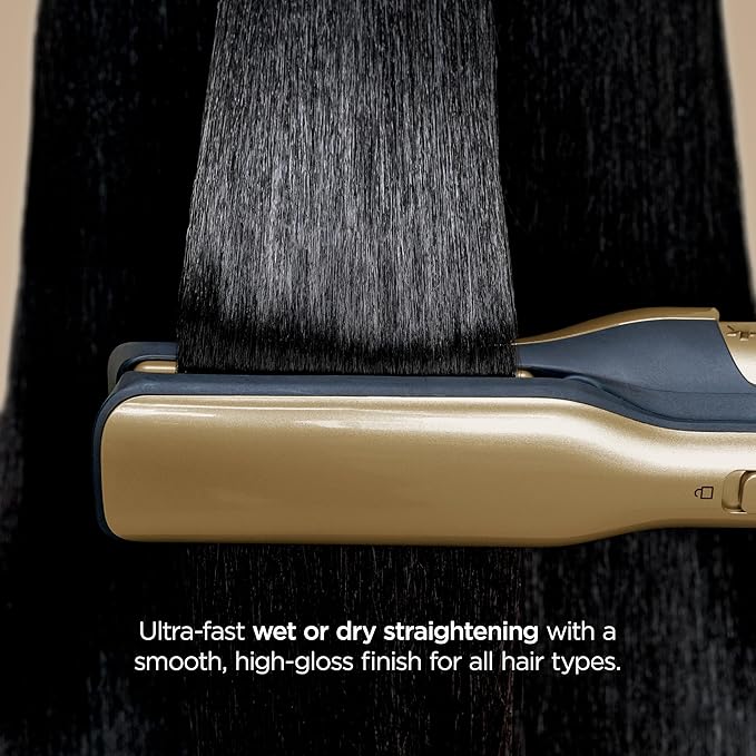 Shark Glam Ceramic & Powerful Air Styling & Drying System, with Silki Straightener & Shark Glossi Air Glosser, for Drying, Curling, Straightening & Glossing with Diffuser, HD6052S (Curly & Coily Hair)