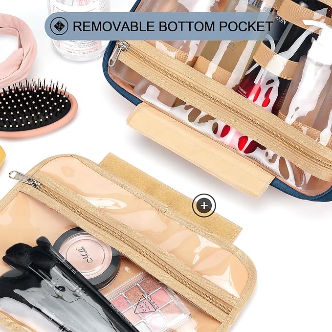 Travel Hanging Toiletry Bag for Women, - Image 4
