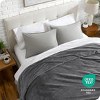 Bare Home Textured Fleece Blanket - Image 5