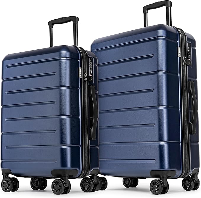 KYME Luggage Sets 2 Piece Hardshell 22"/26" Suitcase by KYME