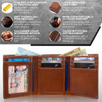 ID Stronghold Extra Capacity Trifold Wallet - Image 3