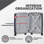 Spyder Carve 25 Inch Medium Expandable Hardside Upright Suitcase, - Image 2
