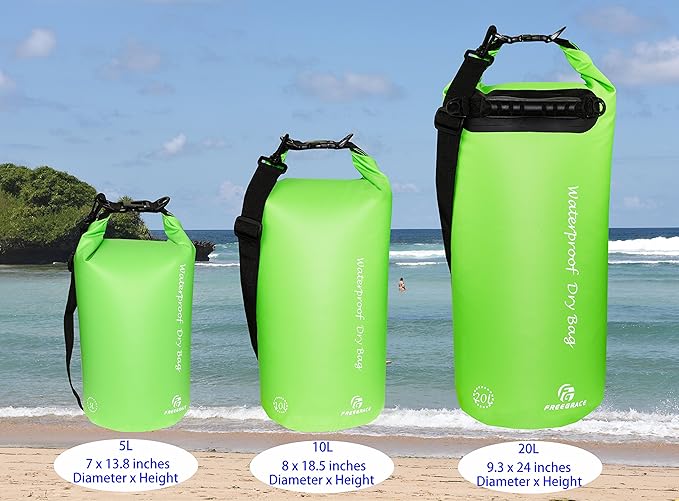 Freegrace Waterproof Dry Bags Set of 3 Dry Bag - Image 2