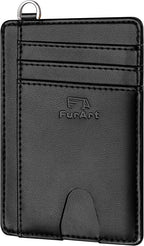 FurArt Slim Minimalist Wallet, Front Pocket Wallets, RFID Blocking, Credit Card by FurArt