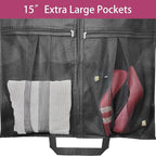 54" Garment Bags for Travel, 2 Pack Dress Bag for Hanging Clothes Storage - Image 4
