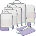 BAGAIL 6 Set/4 Set Lightweight Compression Packing Cubes by BAGAIL