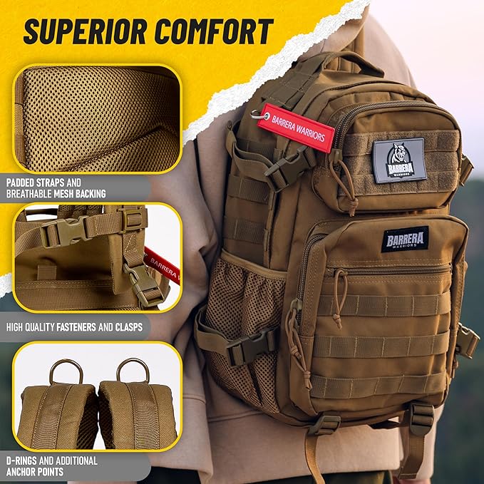 25 L Tactical Backpack: durable military-style backpack - Image 9