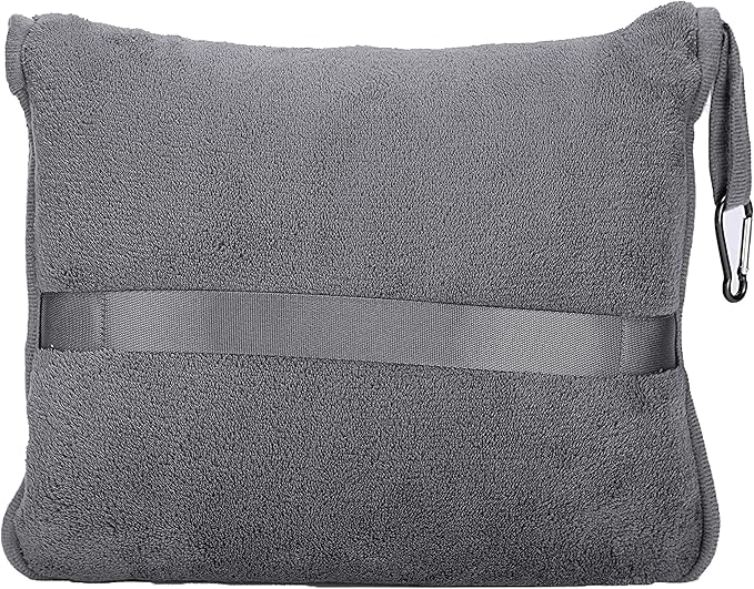BlueHills Premium Soft Travel Blanket Pillow Airplane Flight Blanket Throw Bag - Image 9