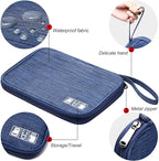 SELLYFELLY Travel Electronics Organizer Portable Cable Organizer Bag - Image 4