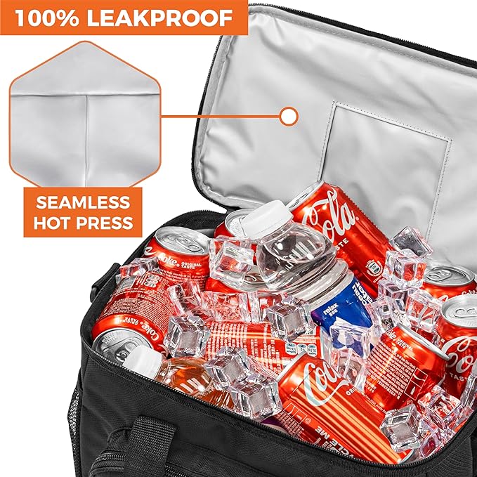 OPUX Soft Cooler Bag, Insulated Collapsible Lunch Cooler Tote - Image 7