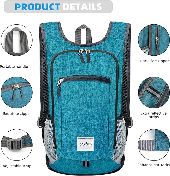 Lightweight Foldable Travel Backpack - 10L Daypack - Image 4