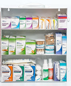3-Shelf Metal 1st Aid Cabinet Class A, Large Capacity First Aid Wall Mount - Image 3