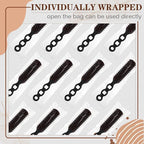 200 Pcs Hair Brushes for Homeless Individually Wrapped Detangling Brush Curly Hair Brush Vent Hairbrush Comb Pp Material Curly Wavy Hair Blow Drying Styling for Shelter Hotel Woman Man, Black