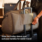 Halfday Convertible 2-in-1 Garment Duffel Weekender Bag 40L | Wrinkle-Free - Image 7