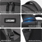 Black Backpacks for Men, Backpack for School, School Backpack for Boys Teens - Image 3