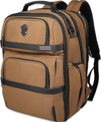 WELKINLAND 20-Pockets Travel Backpack, Carry-On luggage backpacks, 16-Inch by WELKINLAND