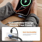 USB C Cable 10ft 100W Right Angle Fast Charging Cord, Nylon Braided USB 2.0 - Image 6