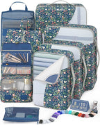 8 Set Packing Cubes for Travel, Gifts for Women Mom, Anti-Tearing Suitcase by OlarHike