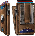 Airtag Wallet for Men, with Money Clip Gift Boxed, Slim Front Pocket Wallet by Miyozi