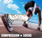 CHARMKING Compression Socks for Women & Men Circulation 15-20 mmHg is Best - Image 3