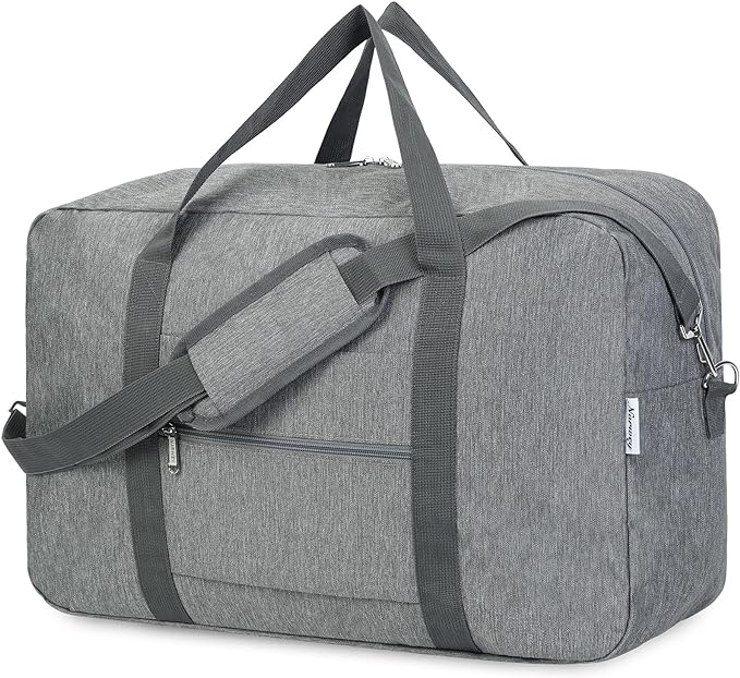 Narwey Foldable Carry on Luggage 22x14x9 Airline Approved Duffle Bag by Narwey