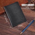 STAR VISTA Albatross Leather Travel Passport Holder, Minimalist Design - Image 2