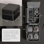 ROTHWELL 5 Watch Travel Case Storage Organizer - Image 4