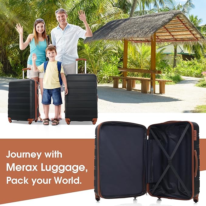 Merax Luggage sets of 13 Piece 16 20 24 28 IN Carry on Luggage sets 4 piece - Image 7