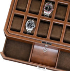 ROTHWELL 12 Slot Leather Watch Box - Image 9