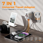 TESSAN Universal Travel Adapter 65W GaN, International Power Adapter - Image 2