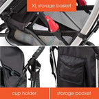 Summer Infant Ingenuity 3Dlite Convenience Stroller, Jet Black–Lightweight - Image 5