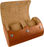 Barton Leather Watch Roll for 2 Watches | Convenient Organizer Case for Travel - Image 4