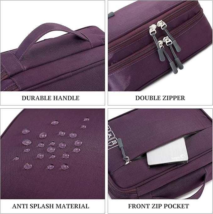 MIRLEWAIY Electronic Organizer Accessory Tech Pouch Water-resistent Travel - Image 5