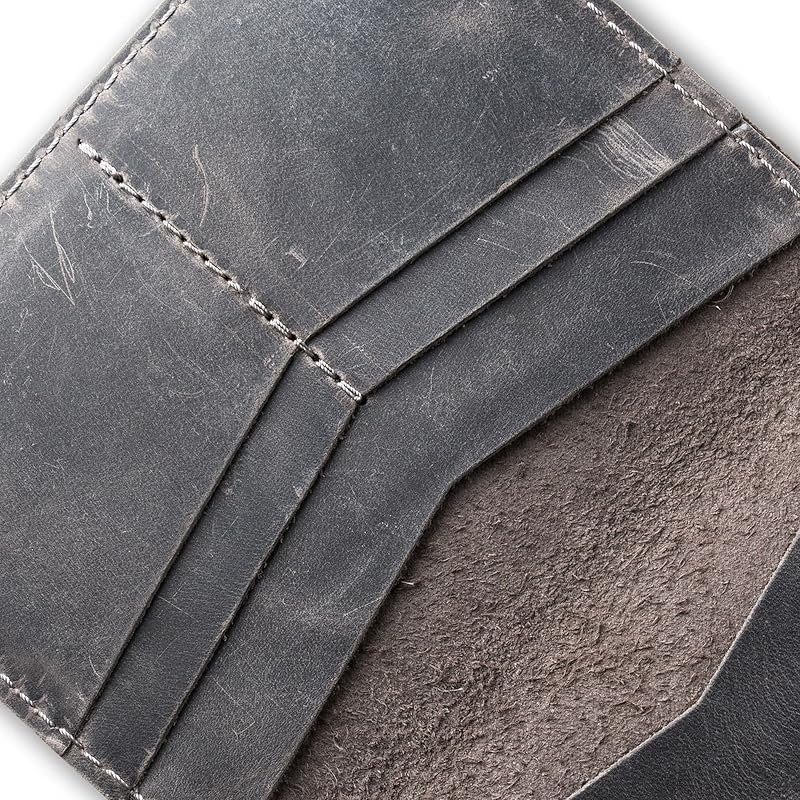 PEGAI Standard Full Grain Crazy Horse Leather Passport Holder | Custom Travel - Image 6