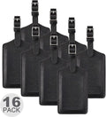 8 Pack Leather Luggage Travel Bag Tags by Travelambo by Travelambo