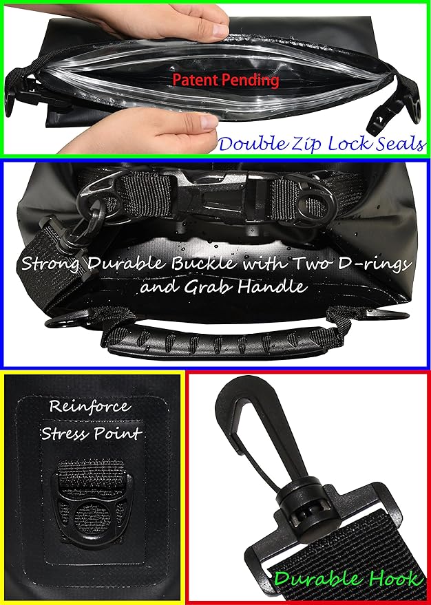Freegrace Waterproof Dry Bags Set of 3 Dry Bag - Image 3