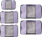 TravelWise Luggage Packing Organization Cubes 5 Pack, 2 Small, 2 Medium - Image 2