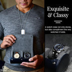 2 Watch Travel Case for Men – Watch Roll - Image 2
