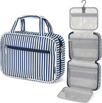 PAVILIA Hanging Toiletry Bag Travel Bag Women Men, Foldable Cosmetic Organizer by PAVILIA