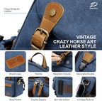 Padwa Lifestyle Blue Camera Backpack - Image 7