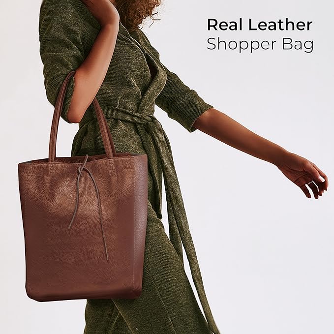 Italian Calf Leather Tote for Women - Image 8