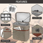 opux 6 Bottle Carrier Tote | Insulated Padded Wine Cooler Bag - Image 4