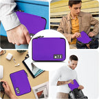 Electronics Organizer, Portable Cable Organizer Bags, Travel Electronic - Image 6
