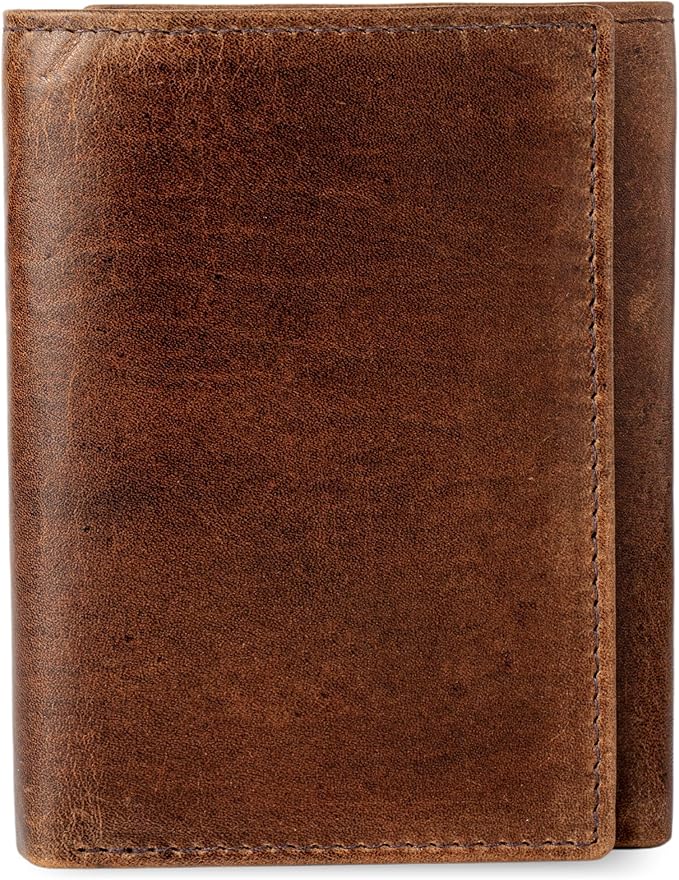 BULL GUARD Leather Trifold Wallets by BullGuard