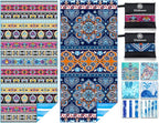 2 Pack Microfiber Lightweight Beach Towel Sand Free Quick Dry Absorbent Thin by WIDDONEN